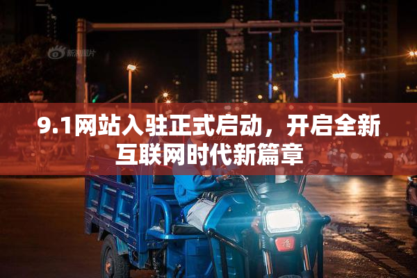 9.1网站入驻正式启动，开启全新互联网时代新篇章
