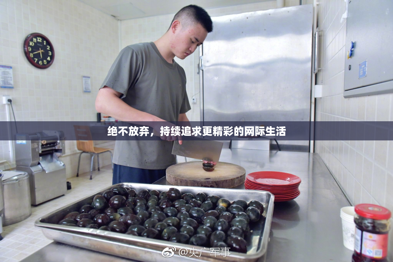 绝不放弃，持续追求更精彩的网际生活