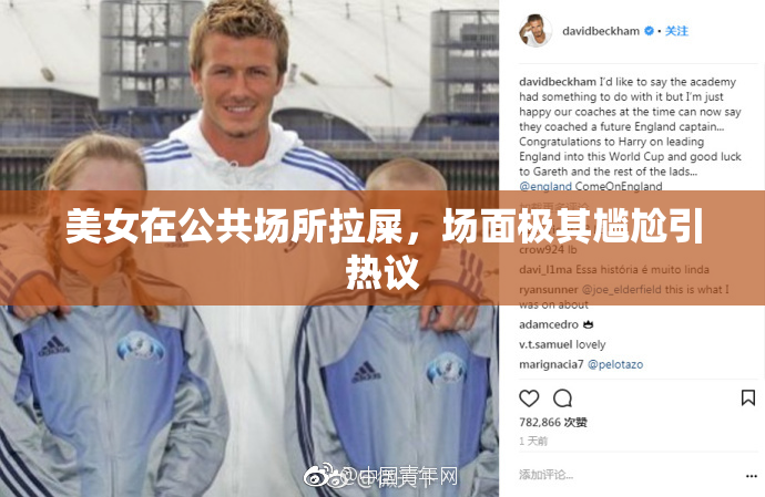 美女在公共场所拉屎，场面极其尴尬引热议