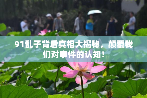 91乱子背后真相大揭秘，颠覆我们对事件的认知！