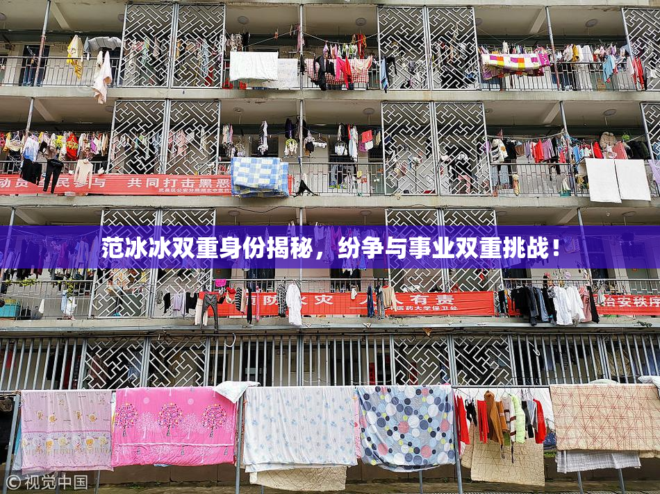 范冰冰双重身份揭秘，纷争与事业双重挑战！