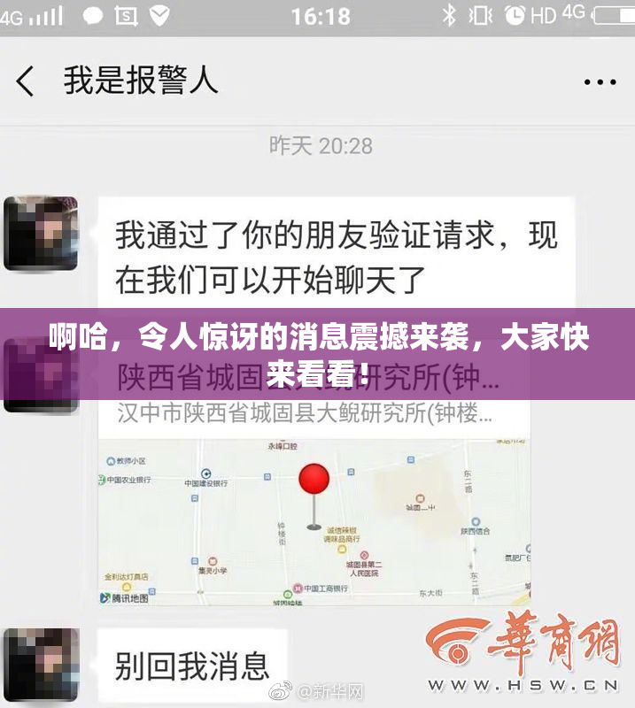 啊哈，令人惊讶的消息震撼来袭，大家快来看看！