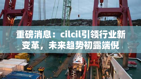 重磅消息：cilcil引领行业新变革，未来趋势初露端倪