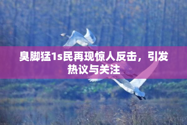 臭脚猛1s民再现惊人反击，引发热议与关注