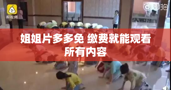 姐姐片多多免 缴费就能观看所有内容
