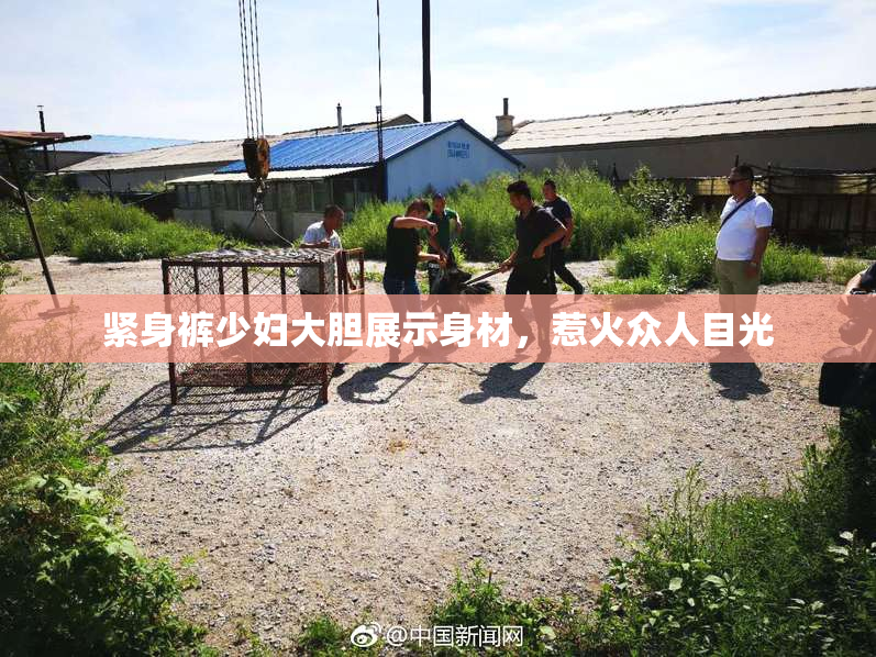 紧身裤少妇大胆展示身材，惹火众人目光