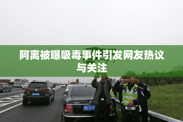 阿离被曝吸毒事件引发网友热议与关注