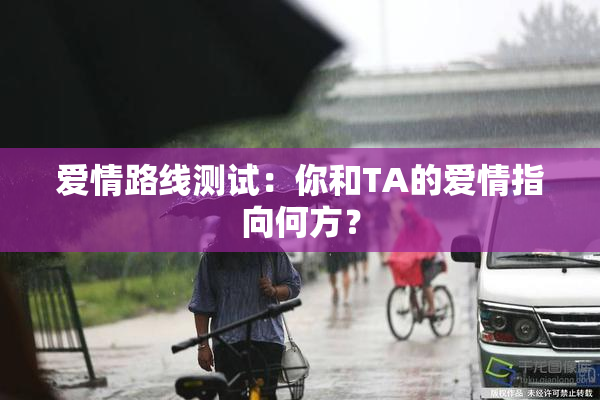 爱情路线测试：你和TA的爱情指向何方？