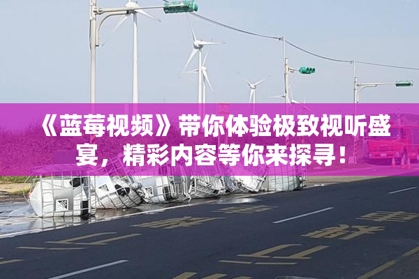 《蓝莓视频》带你体验极致视听盛宴，精彩内容等你来探寻！