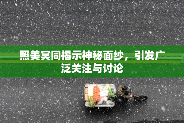照美冥同揭示神秘面纱，引发广泛关注与讨论