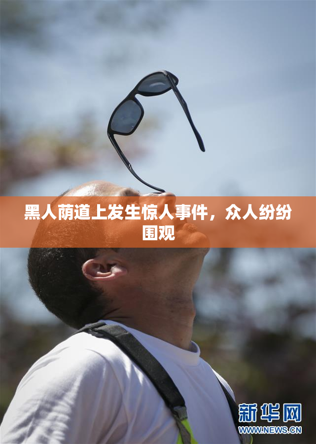 黑人荫道上发生惊人事件，众人纷纷围观