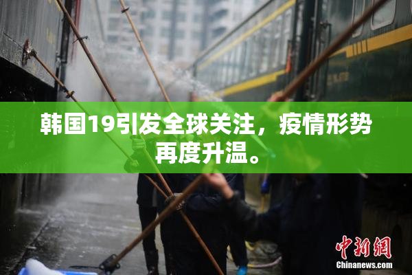 韩国19引发全球关注，疫情形势再度升温。
