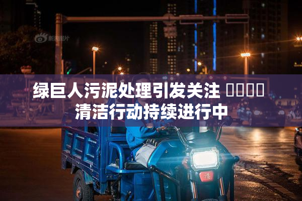 绿巨人污泥处理引发关注 ❌‌❌‌ 清洁行动持续进行中