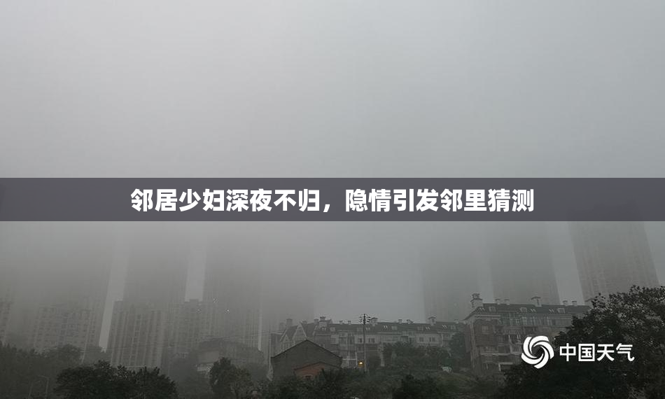 邻居少妇深夜不归，隐情引发邻里猜测