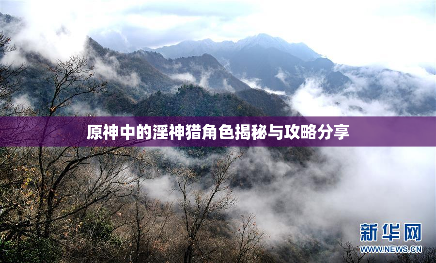 原神中的淫神猎角色揭秘与攻略分享