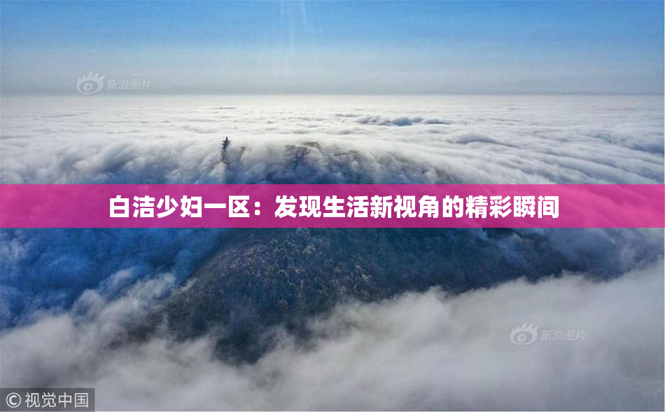 白洁少妇一区：发现生活新视角的精彩瞬间