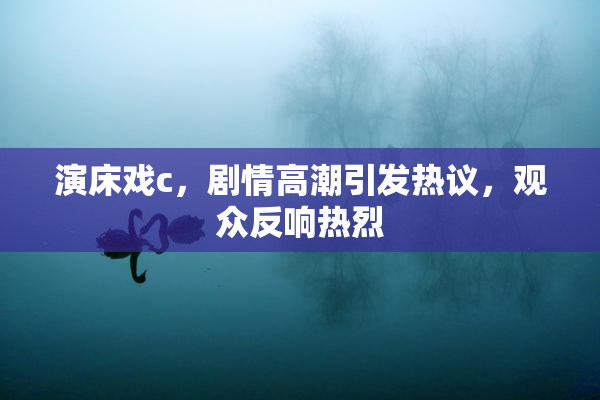演床戏c，剧情高潮引发热议，观众反响热烈