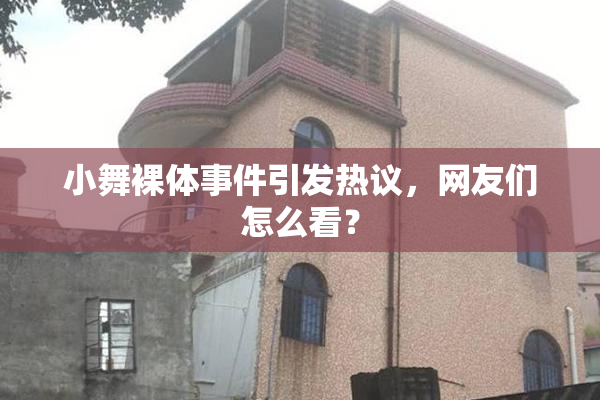小舞裸体事件引发热议，网友们怎么看？