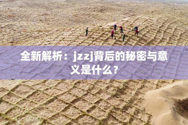 全新解析：jzzj背后的秘密与意义是什么？