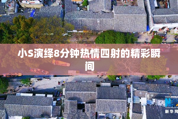 小S演绎8分钟热情四射的精彩瞬间