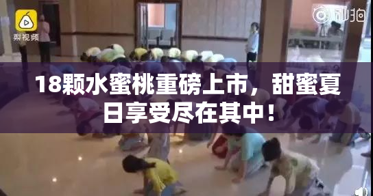 18颗水蜜桃重磅上市，甜蜜夏日享受尽在其中！
