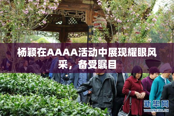 杨颖在AAAA活动中展现耀眼风采，备受瞩目