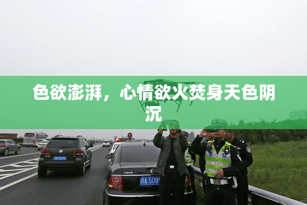 色欲澎湃，心情欲火焚身天色阴沉