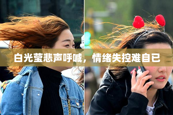 白光莹悲声呼喊，情绪失控难自已