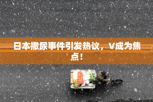 日本撒尿事件引发热议，V成为焦点！