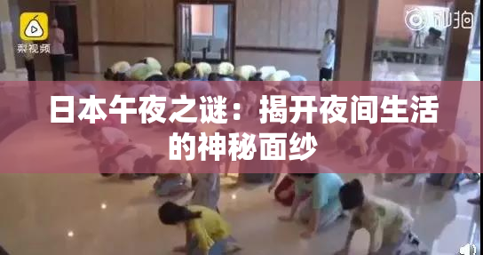 日本午夜之谜：揭开夜间生活的神秘面纱