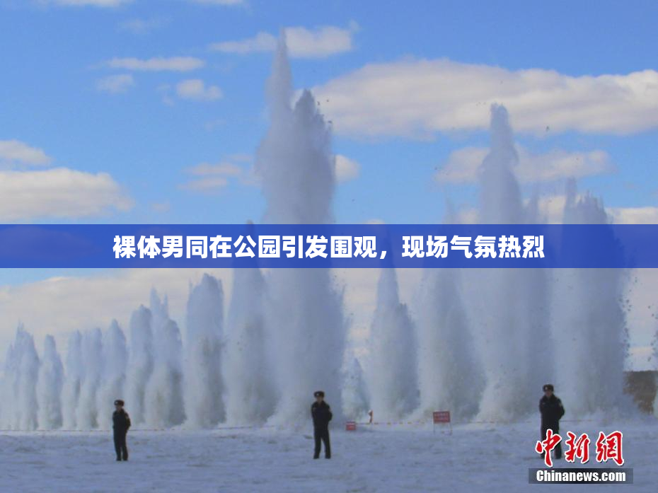 裸体男同在公园引发围观，现场气氛热烈