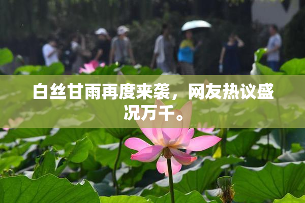白丝甘雨再度来袭，网友热议盛况万千。