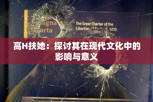 高H扶她：探讨其在现代文化中的影响与意义