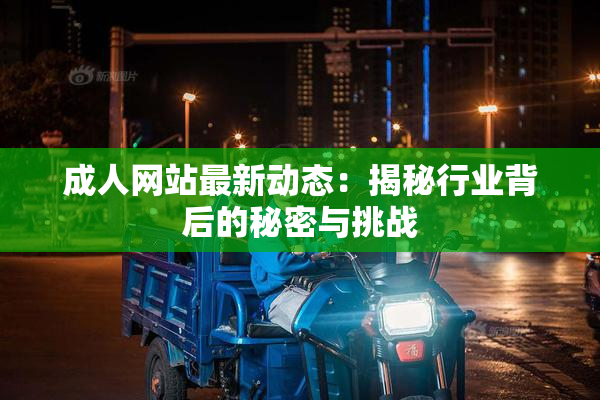 成人网站最新动态：揭秘行业背后的秘密与挑战