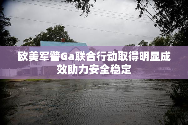 欧美军警Ga联合行动取得明显成效助力安全稳定