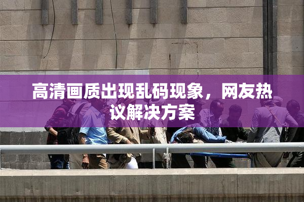 高清画质出现乱码现象，网友热议解决方案