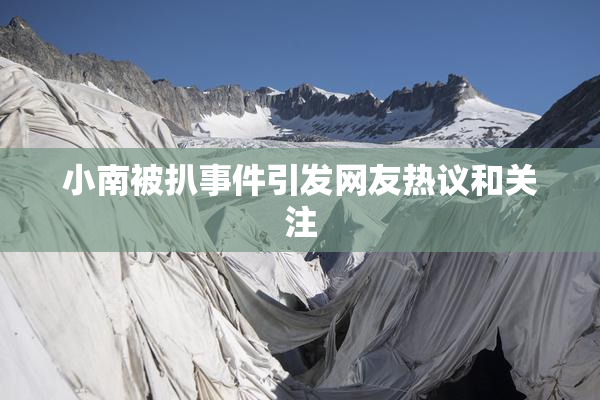 小南被扒事件引发网友热议和关注