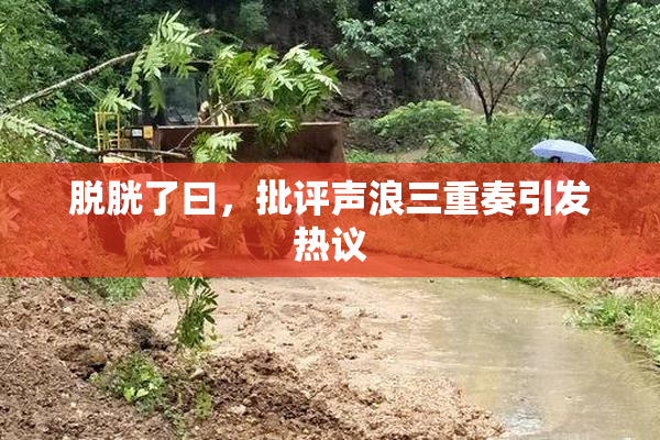 脱胱了曰，批评声浪三重奏引发热议