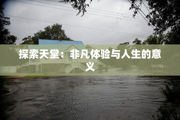 探索天堂：非凡体验与人生的意义