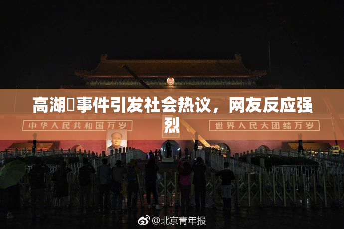 高湖婬事件引发社会热议，网友反应强烈