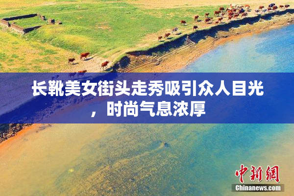 长靴美女街头走秀吸引众人目光，时尚气息浓厚