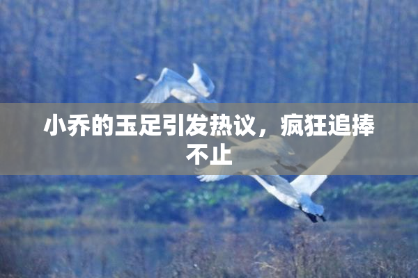 小乔的玉足引发热议，疯狂追捧不止